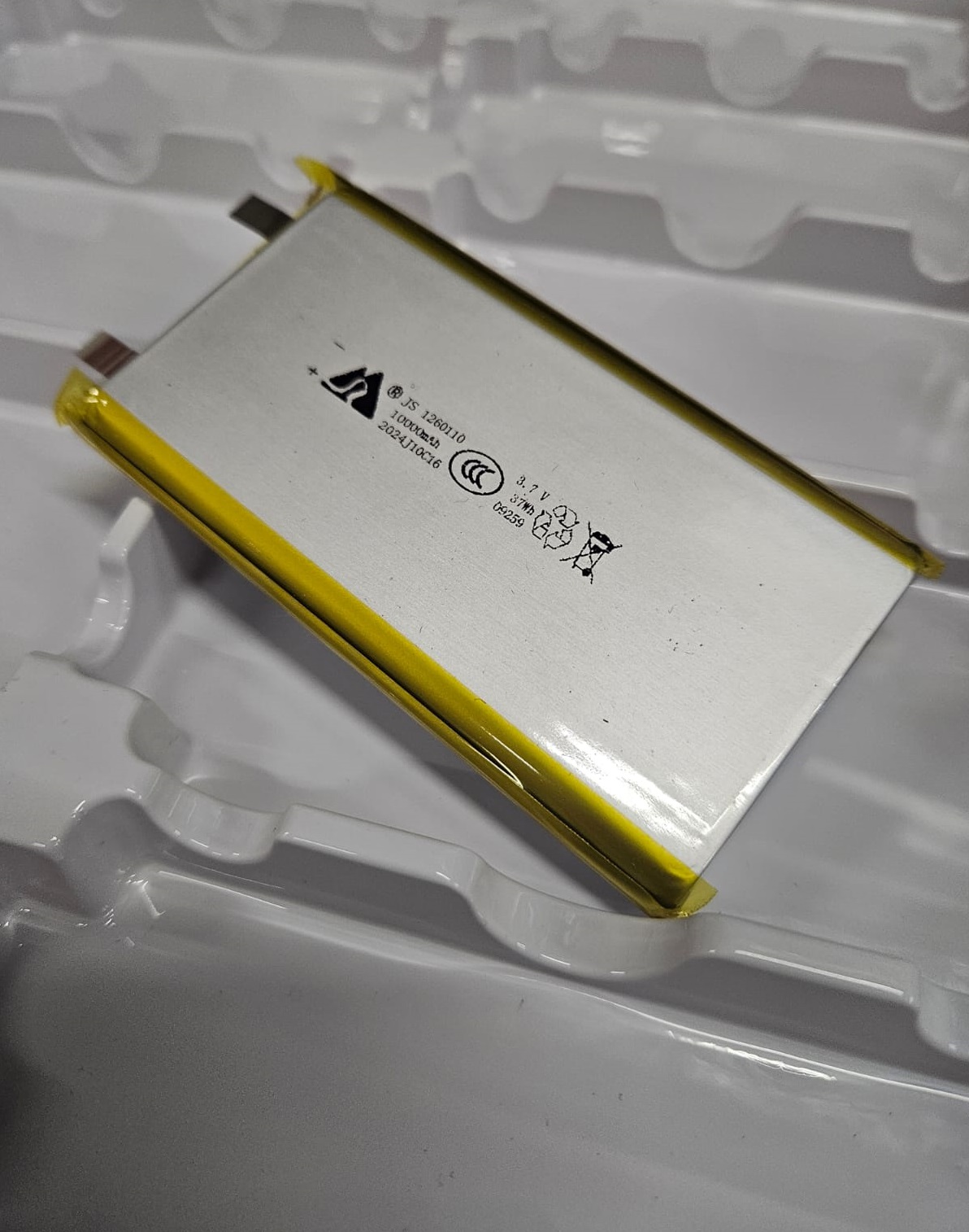 2шт. Аккумулятор Li-pol, 1260110, 3.7V, 10000mAh, 0,5С